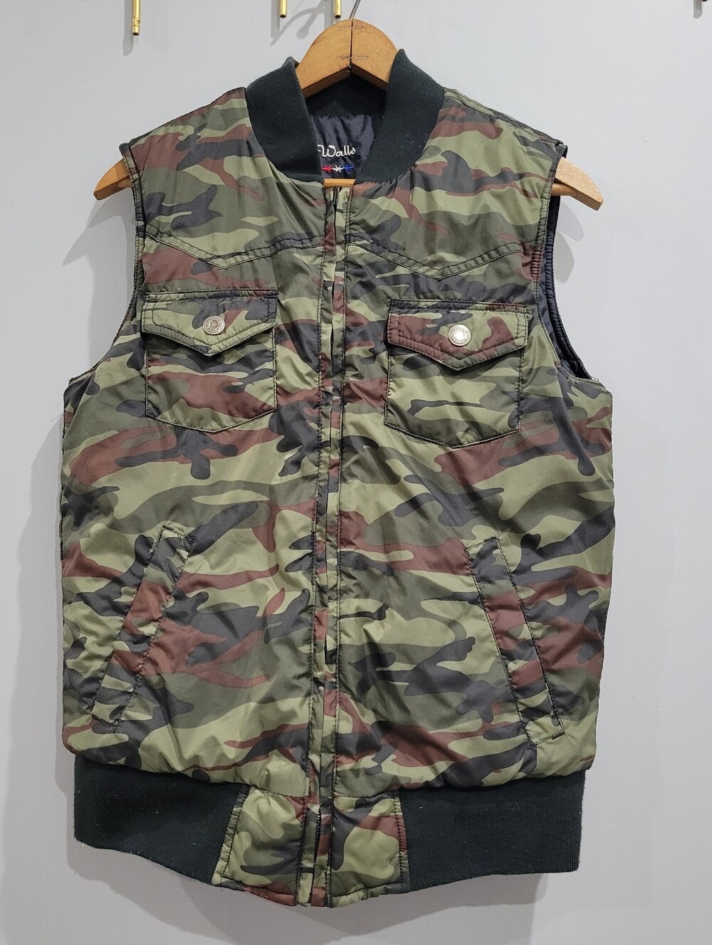 Walls Vest Mens X-Small Womens Small Camo Reversible Puffer Hunting Outdoor